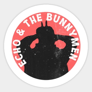 echo n the bunnymen vintage Sticker